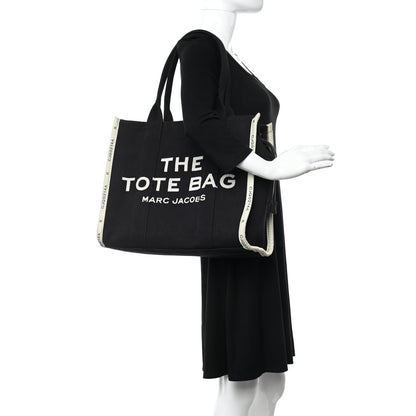 Marc Jacobs Jacquard Large The Traveler Tote Bag Black 2 of 12