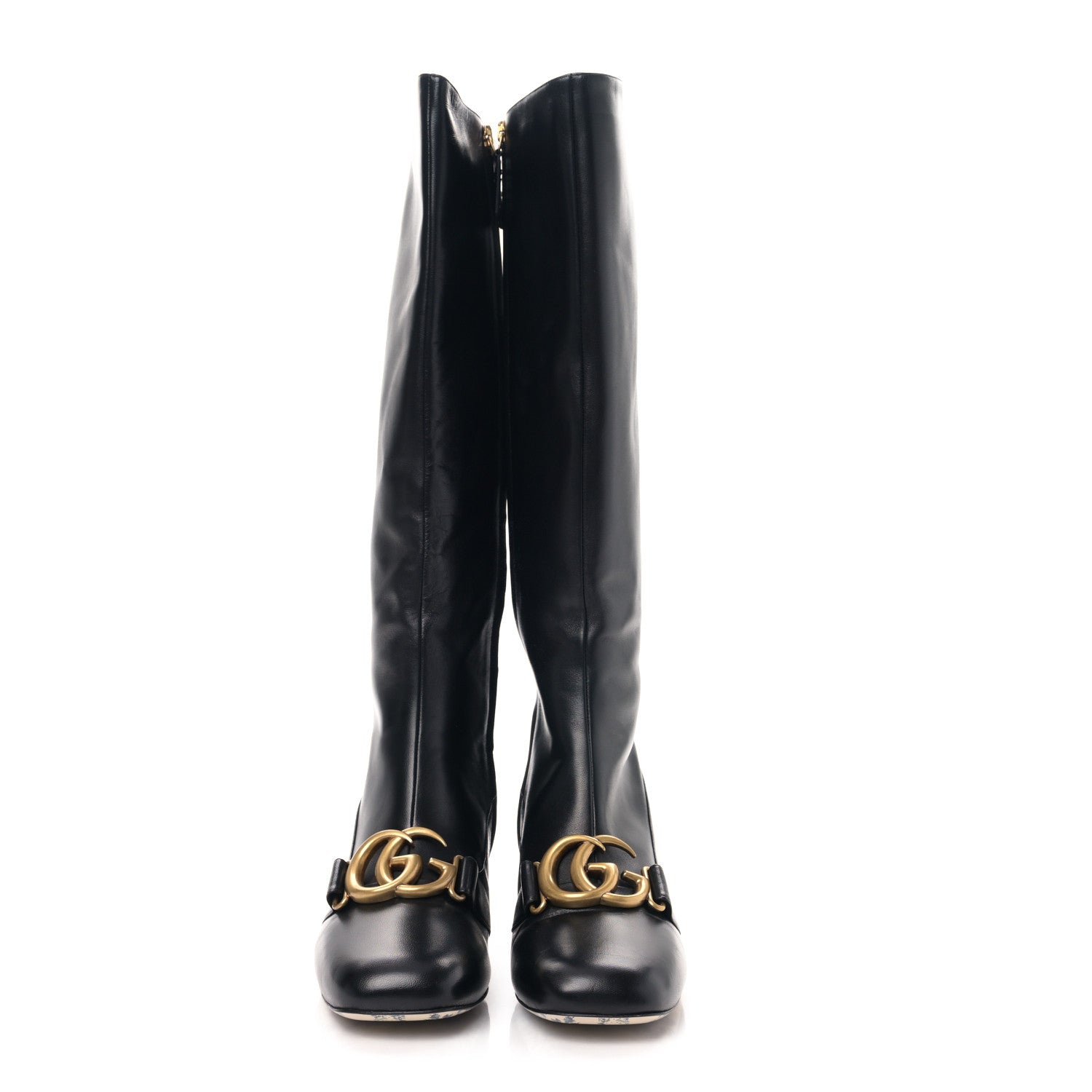 Gucci Malaga Kid GG Victoire 55mm Boots 39 Black 2 of 8