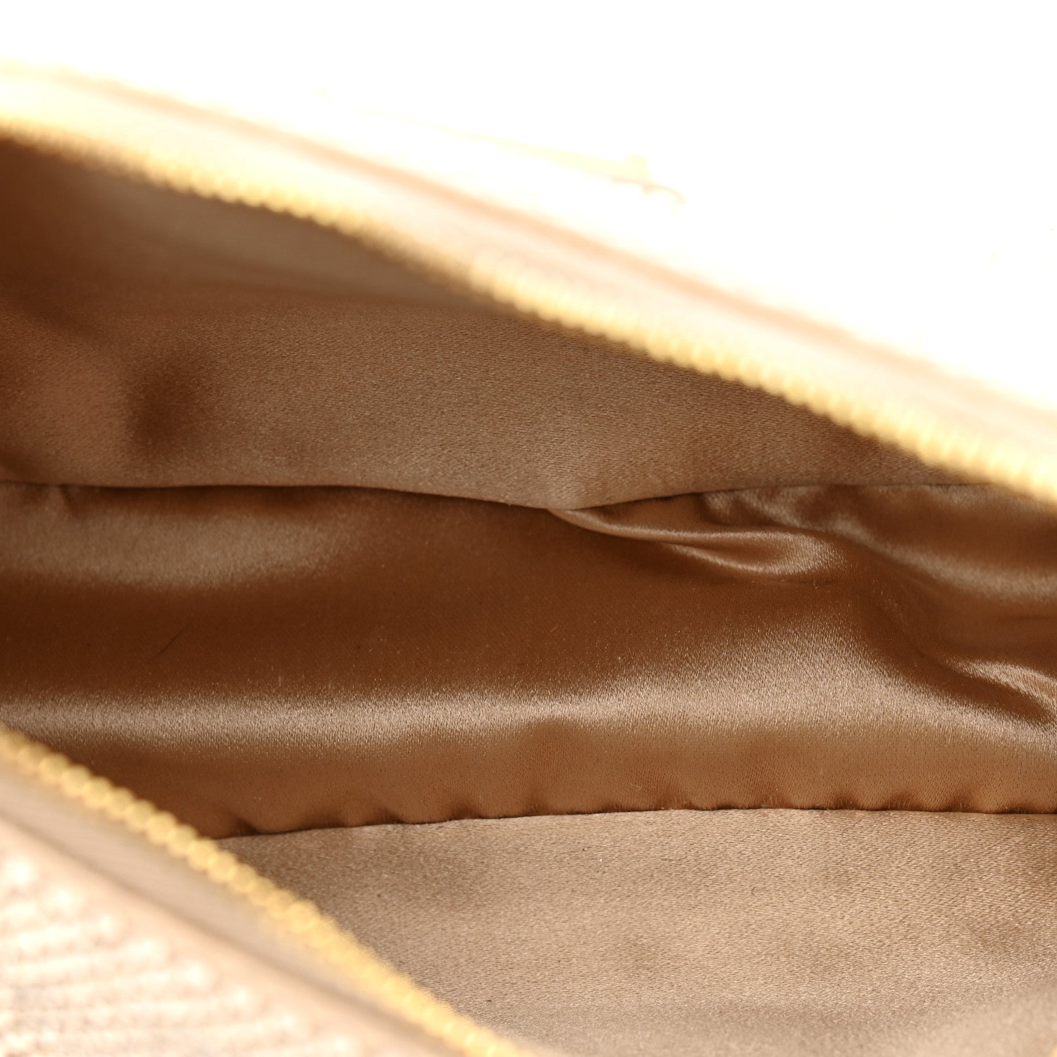 Prada Satin Crystal Mini Re-Edition 2000 Bag Sabbia 5 of 11