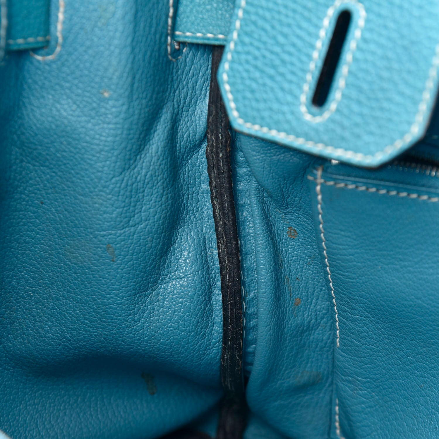 Hermes Togo Birkin 30 Blue Jean 18 of 19