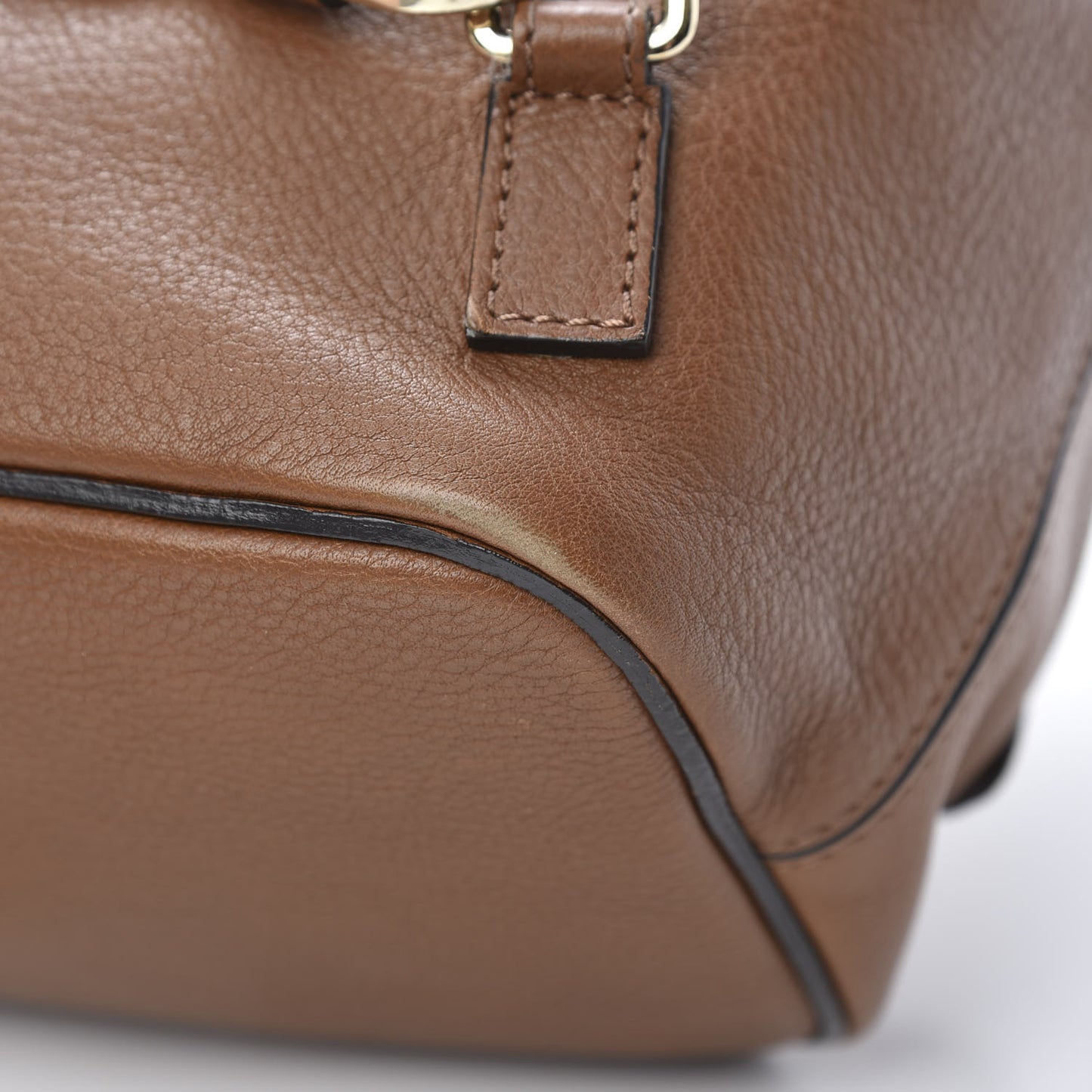 Suede Calfskin Small Faye Backpack Tan