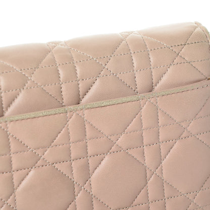 Christian Dior Lambskin Cannage Miss Dior Promenade Pouch Beige 22 of 22