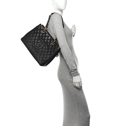 Chanel Caviar Quilted Grand Shopping Tote GST Black 2 of 13