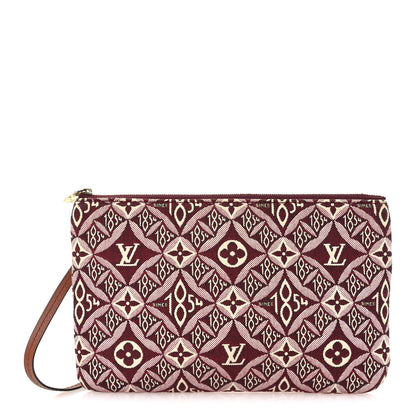 Louis Vuitton Jacquard Since 1854 Neverfull MM GM Pochette Bordeaux 1 of 8