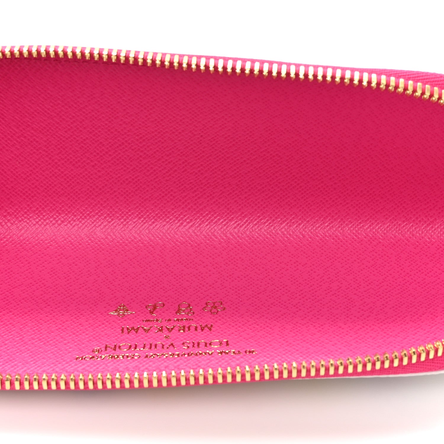 Louis Vuitton LV X TM Monogram Multicolor Charlotte Pencil Pouch Fuchsia 5 of 7