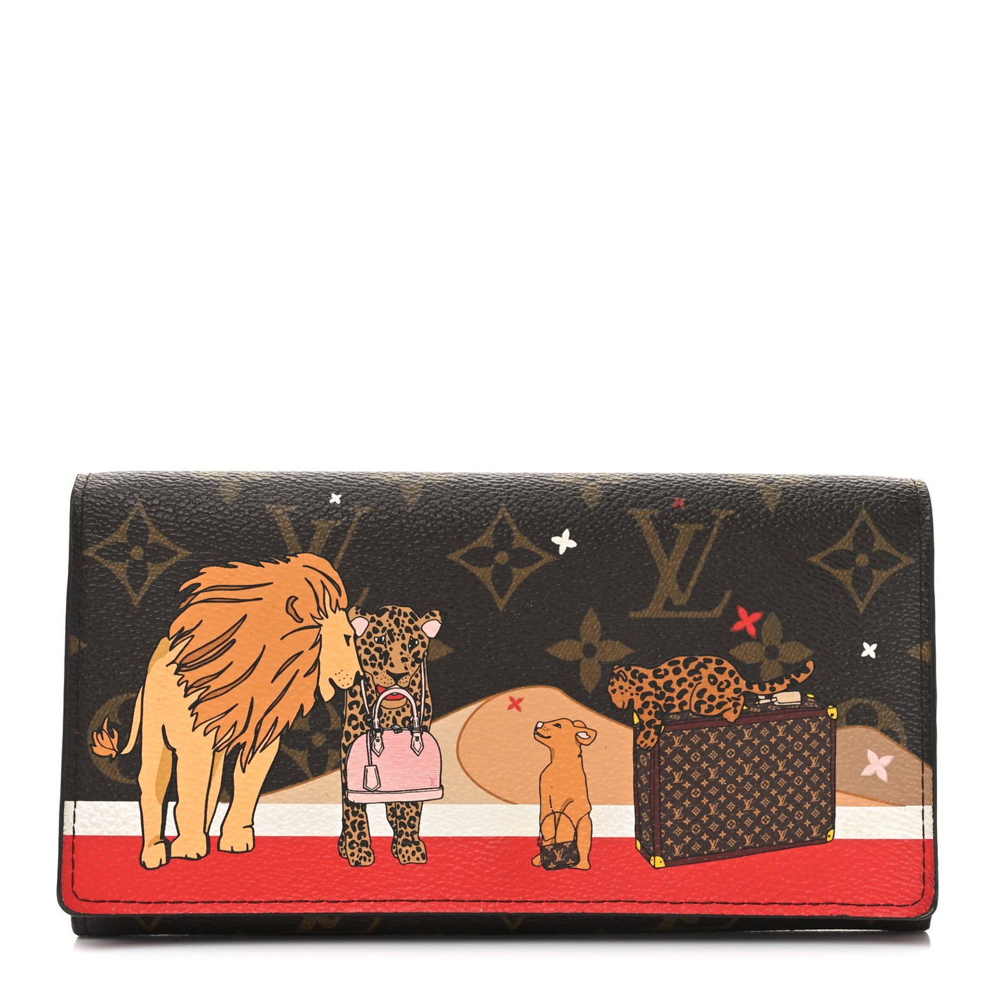 Monogram 2018 Christmas Animation Sarah Wallet