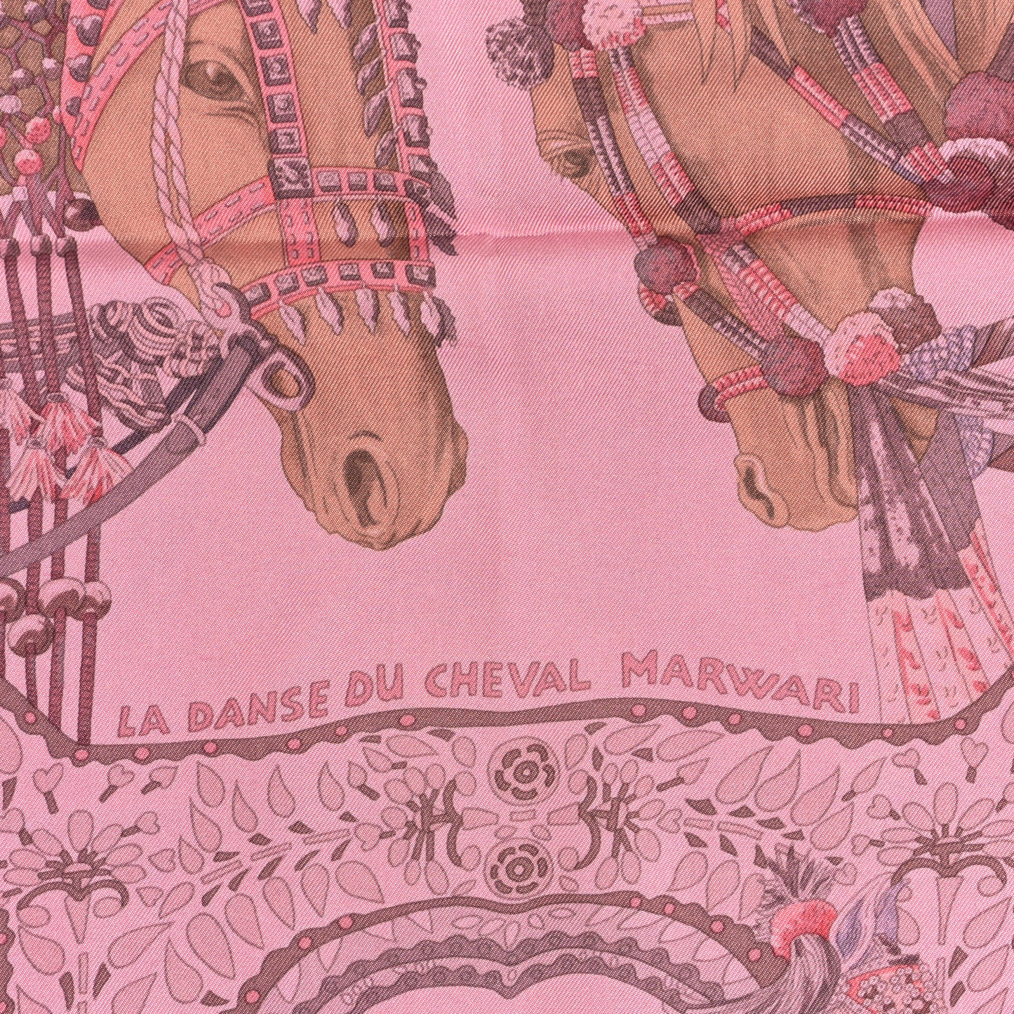Silk Dip Dye La Danse Du Cheval Marwari Scarf 90