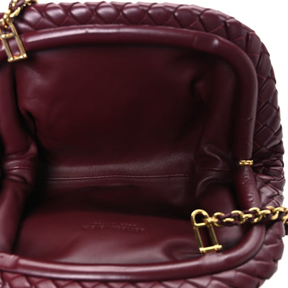 Bottega Veneta Nappa Intrecciato Small The Lauren 1980 Clutch With Chain Barolo 5 of 11