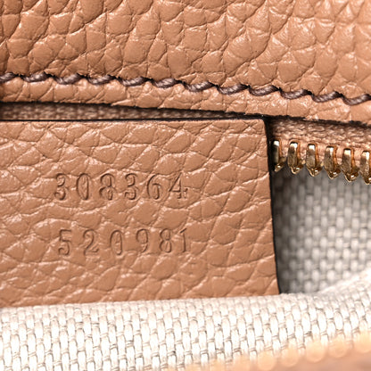 Gucci Pebbled Calfskin Small Soho Disco Bag Camelia 7 of 10