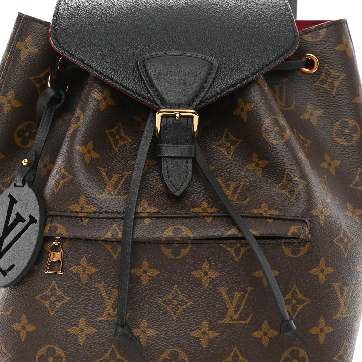 Louis Vuitton Monogram Montsouris PM Black 7 of 10