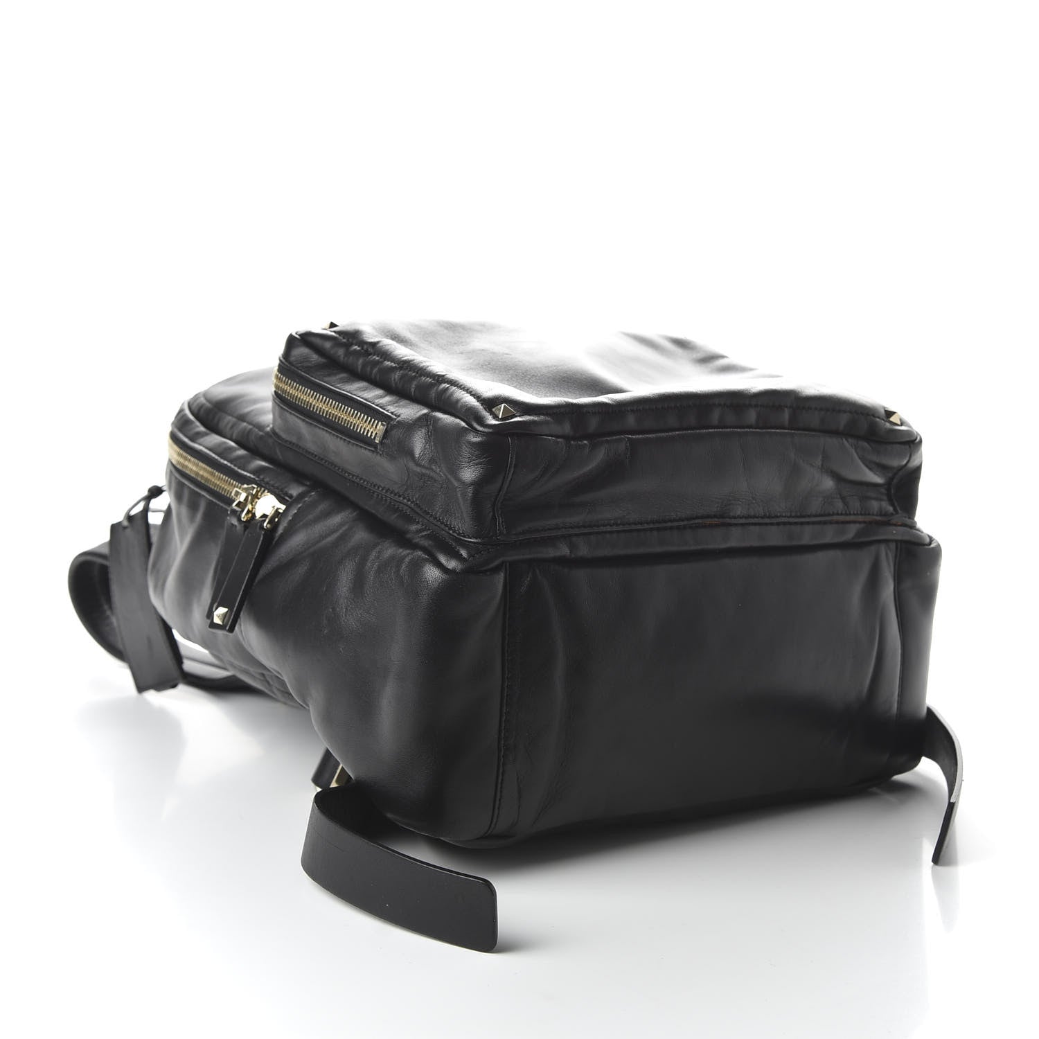 Valentino Garavani Calfskin Rockstud Backpack Black 3 of 10