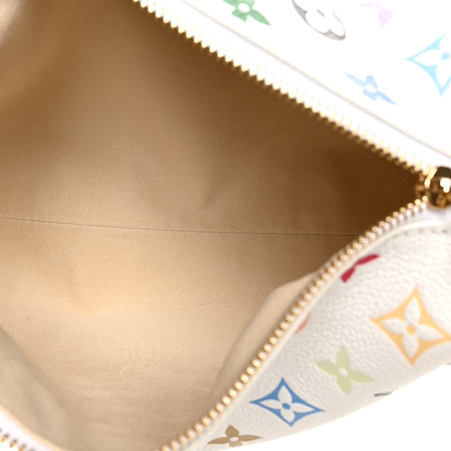 Louis Vuitton LV x TM Cowhide Monogram Multicolor Side Trunk MM White 5 of 9