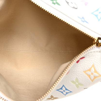 Louis Vuitton LV x TM Cowhide Monogram Multicolor Side Trunk MM White 5 of 9