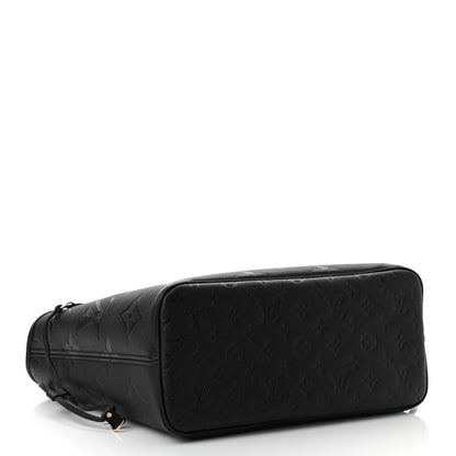 Louis Vuitton Empreinte Monogram Giant Neverfull MM Black 5 of 11