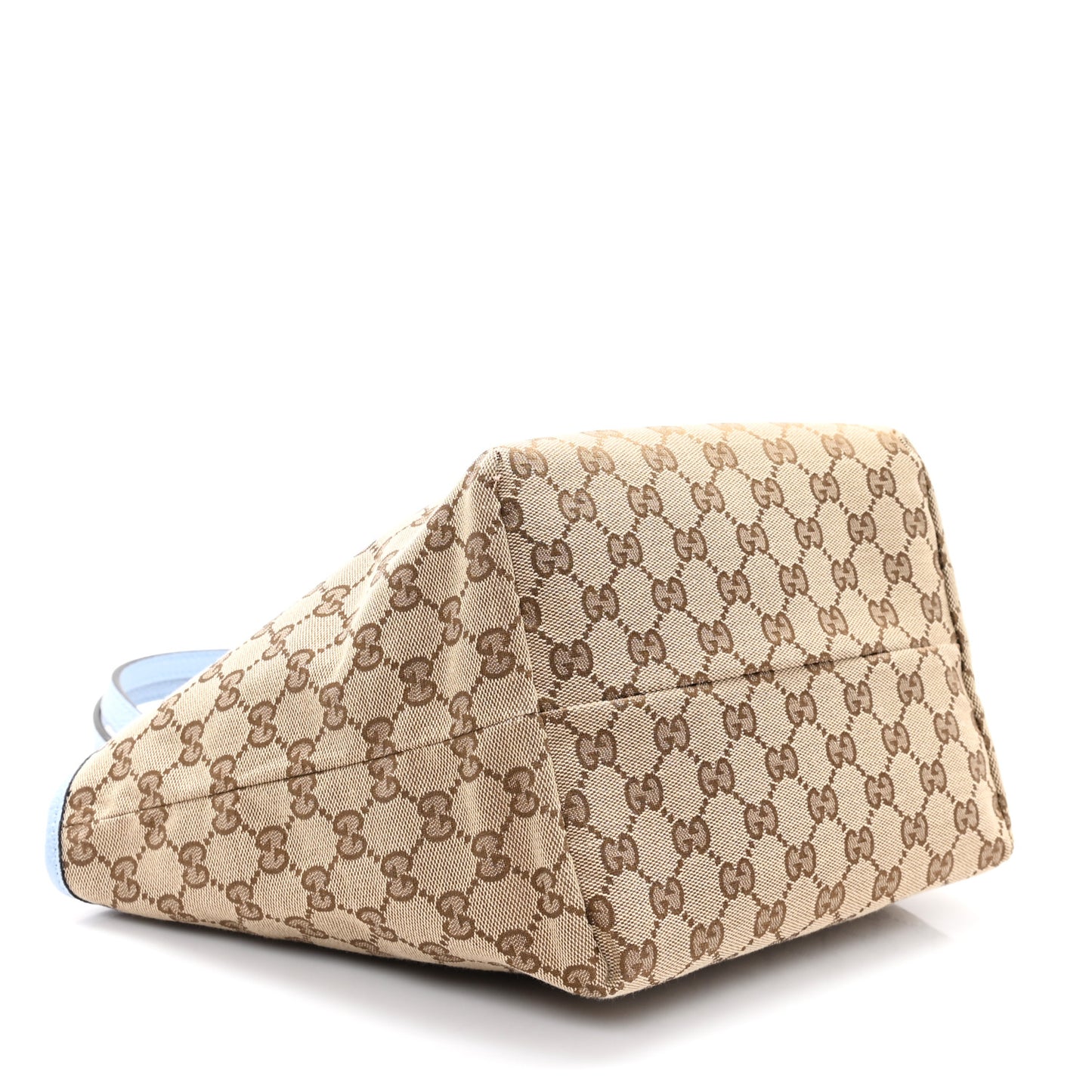 Grained Calfskin Monogram Small Totissima Reversible Tote Light Blue