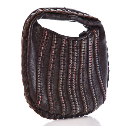 Bottega Veneta Cervo Braided Mini Veneta Hobo 3 of 9