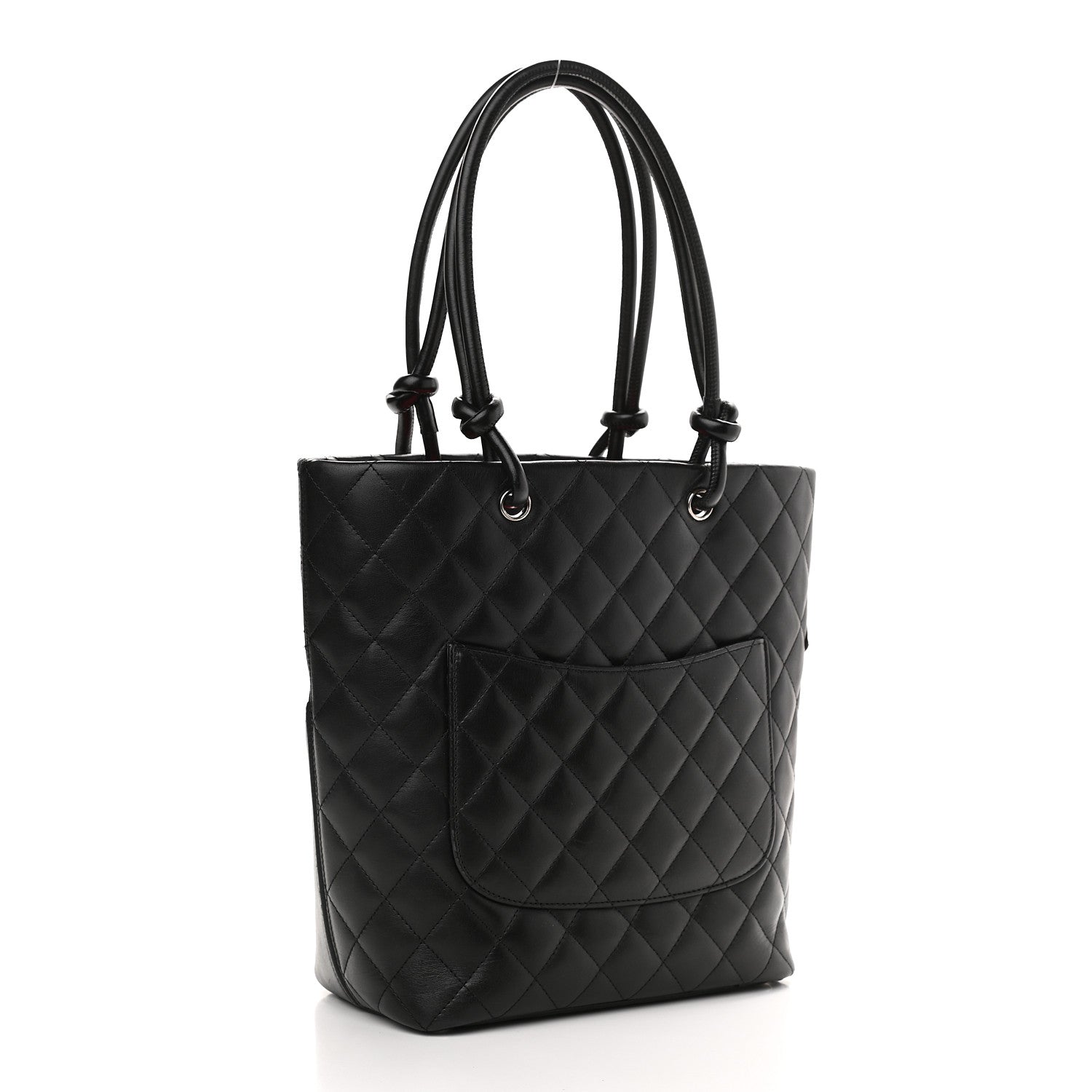 Chanel Calfskin Quilted Medium Cambon Tote Black 3 of 9