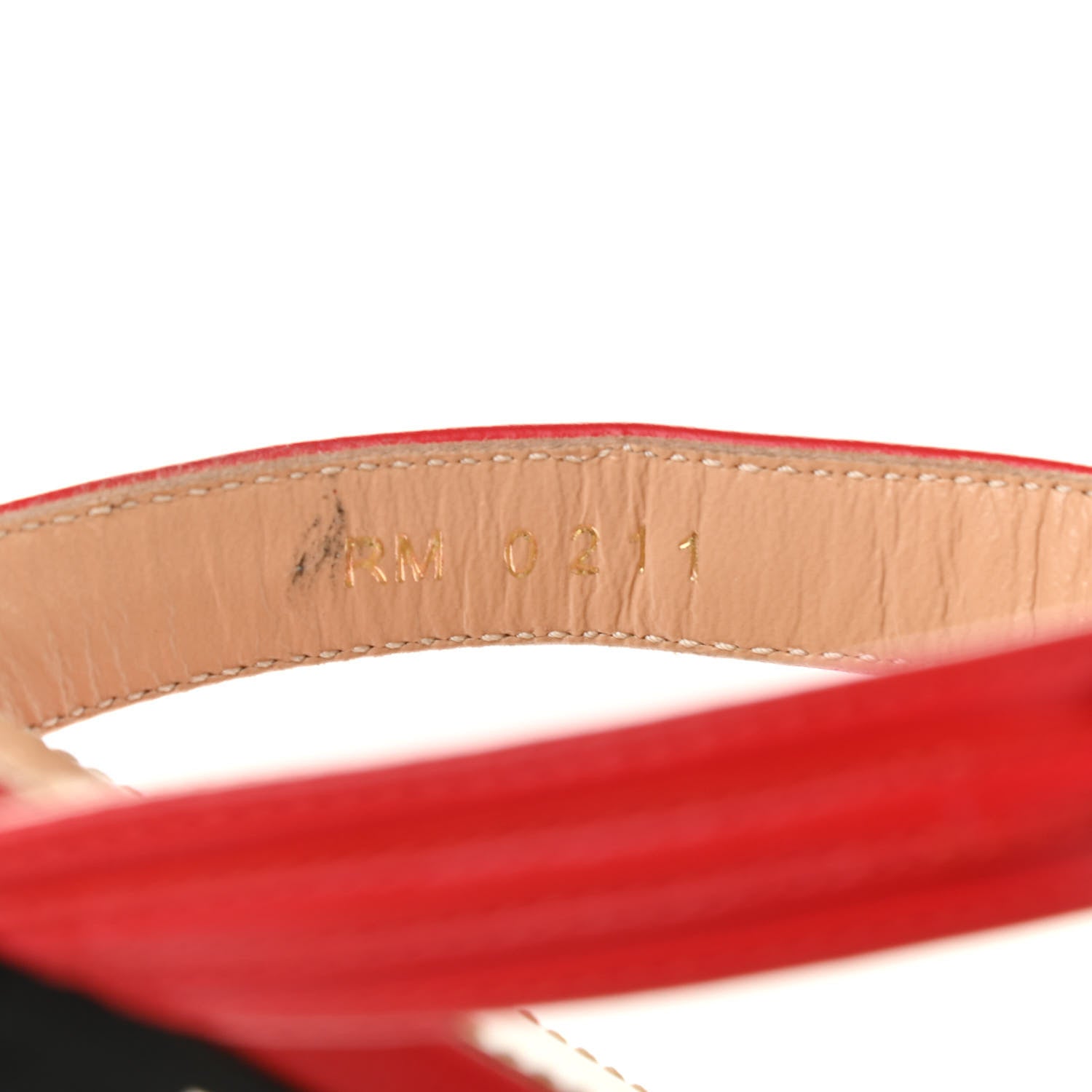 Givenchy Calfksin Elba Thong Sandals 36 Red 8 of 8