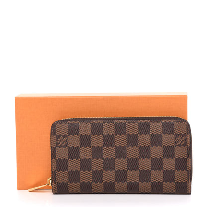 Louis Vuitton Damier Ebene Zippy Wallet Rose Ballerine 10 of 10