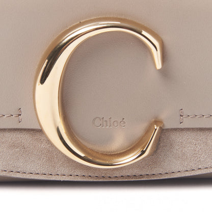 Chloe Calfskin Suede C Belt Bag Motty Grey 7 of 8