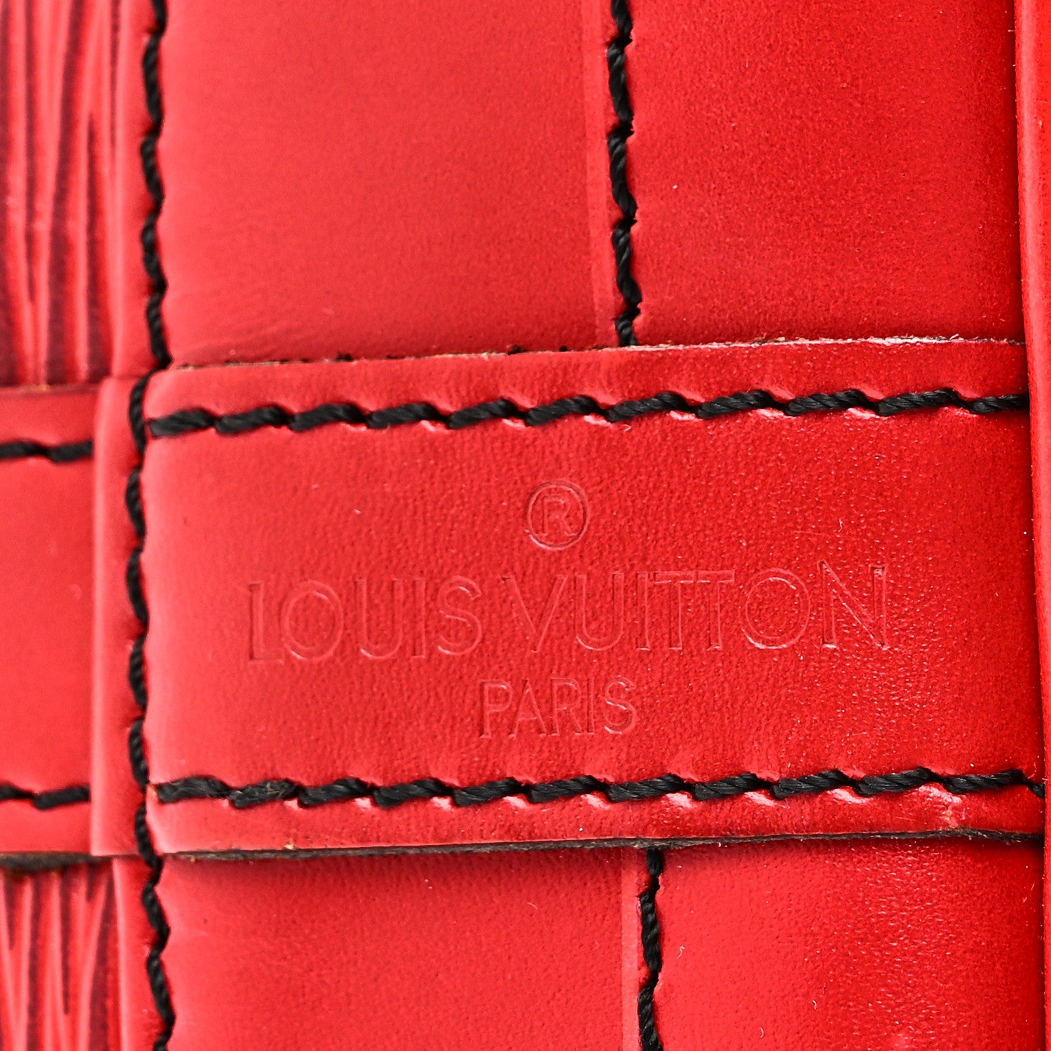 Louis Vuitton Epi Noe Castillan Red 6 of 10