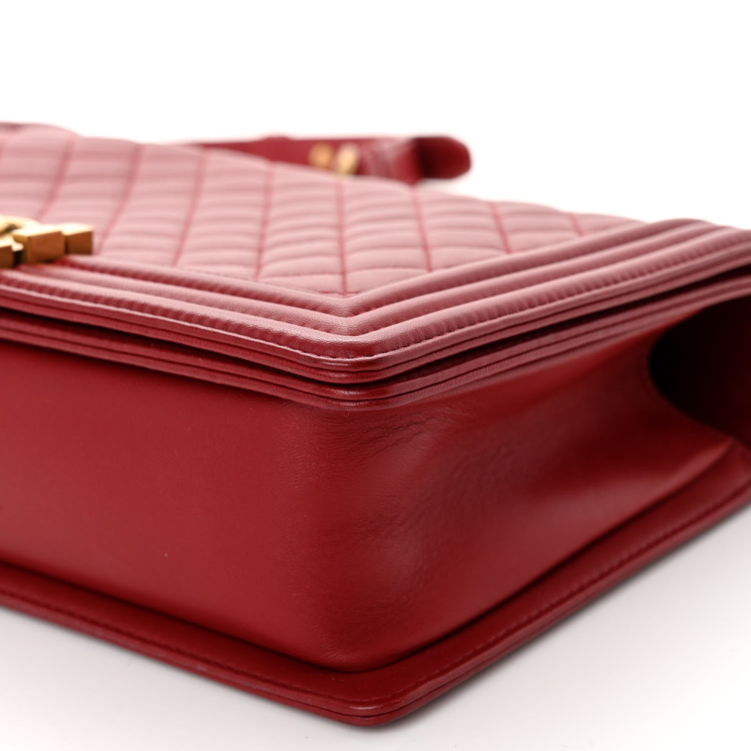Chanel Lambskin Quilted New Medium Boy Flap Red 10 of 10