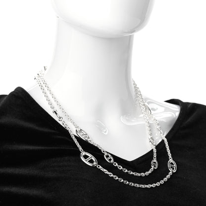 Hermes Sterling Silver Farandole Necklace 120 2 of 5