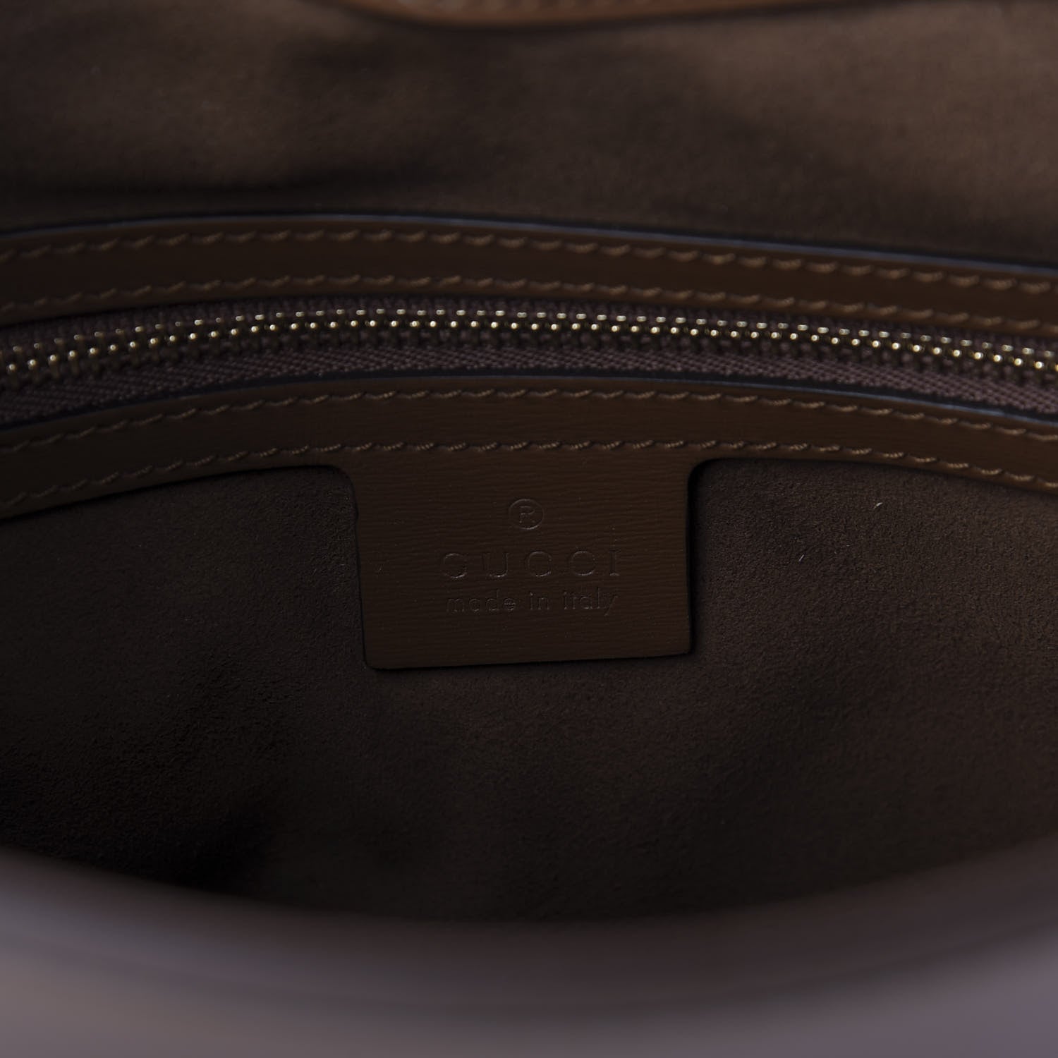 Gucci Boarded Plutone Calfskin Medium Arli Shoulder Bag Nocciola 8 of 9