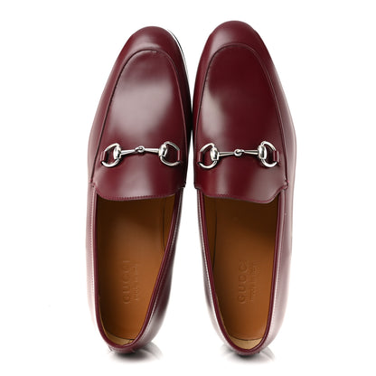 Gucci Betis Glamour Calfskin Mens Jordaan Loafers 10.5 Rosso Ancora 2 of 10