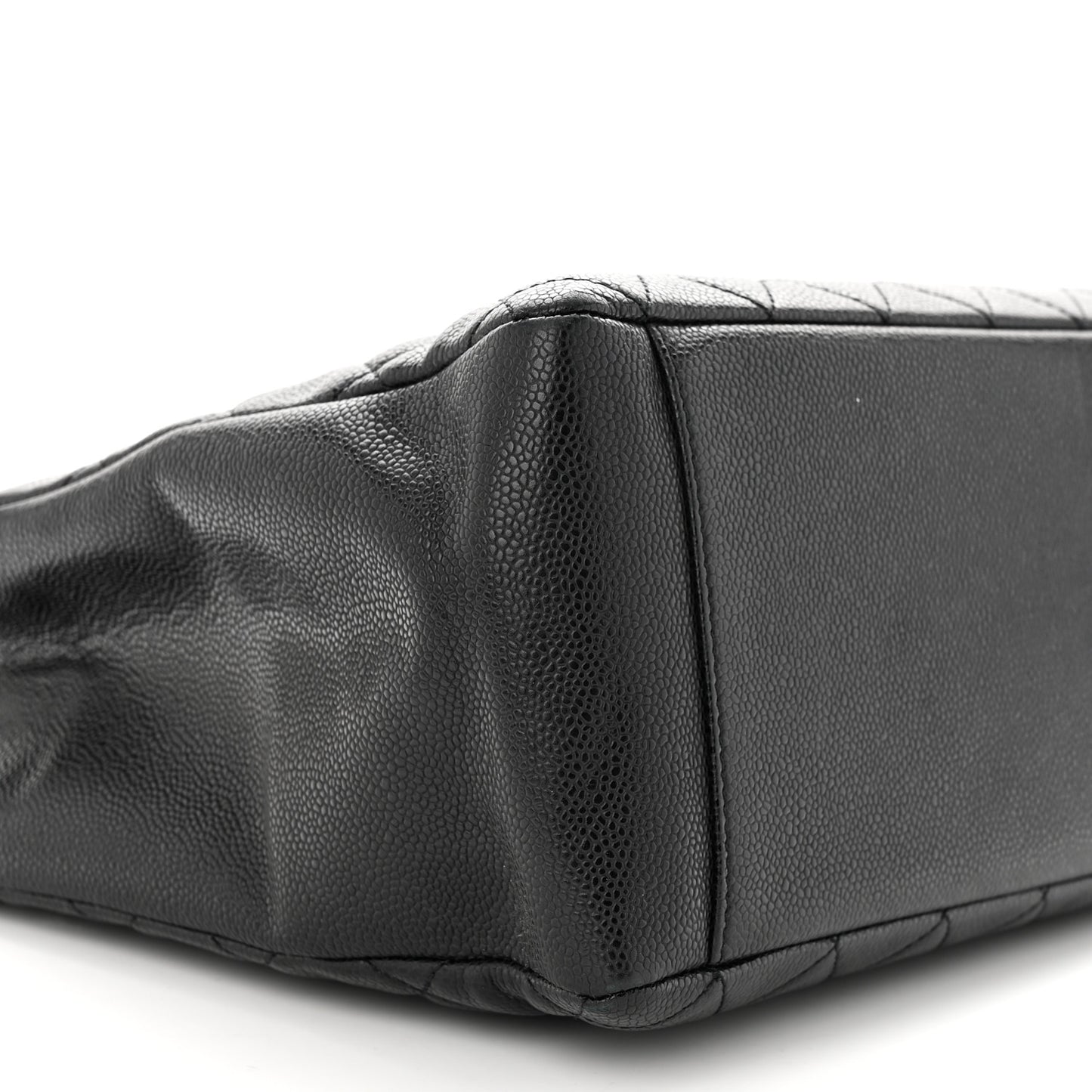 Caviar Quilted Grand Shopping Tote GST Black