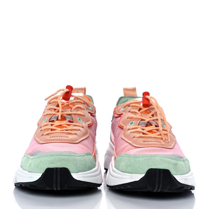 Valentino Garavani Calfskin Split Shegoes Sneakers 38.5 Light Mint Pesca Goldfish 2 of 10