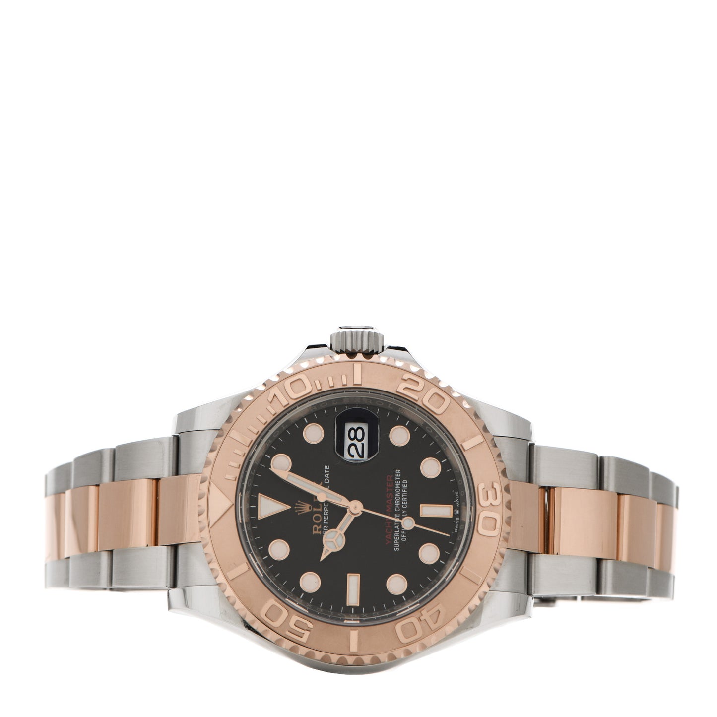 Stainless Steel 18K Everose Gold 40mm Yacht-Master Watch Black 126621