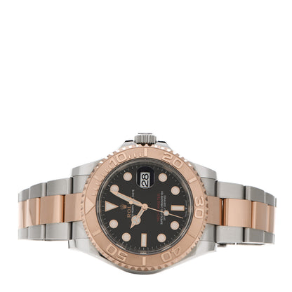 Rolex Stainless Steel 18K Everose Gold 40mm Yacht-Master Watch Black 126621 2 of 5