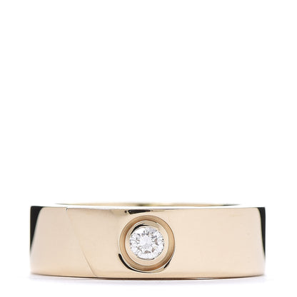 Cartier 18K Yellow Gold Diamond Anniversary Band Ring 48 4.5 1 of 4