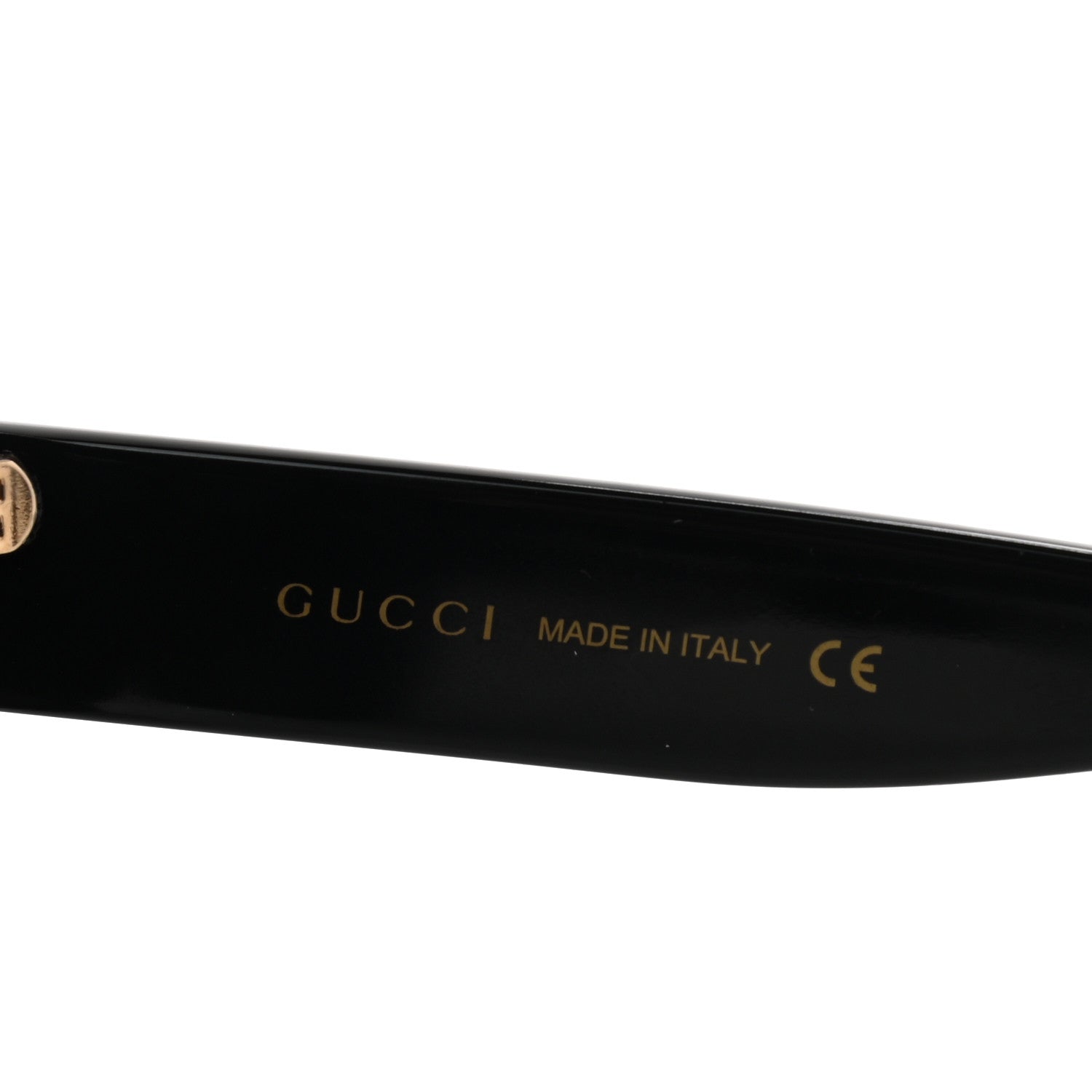 Gucci Acetate Glitter Sunglasses GG0327S Black 6 of 9