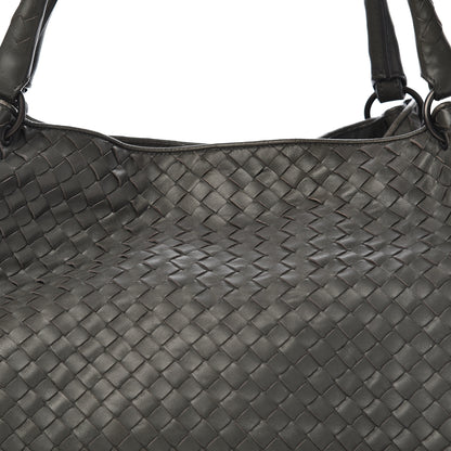 Bottega Veneta Nappa Intrecciato Parachute Bag Light Grey 13 of 13
