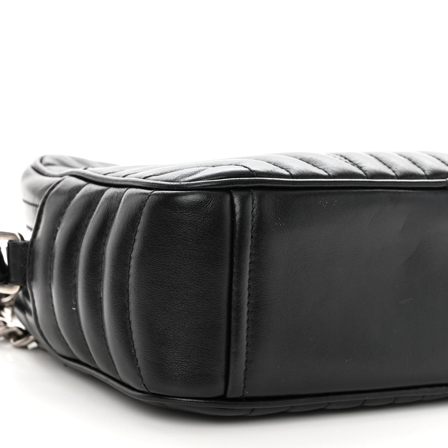 Soft Calfskin Diagramme Camera Bag Black