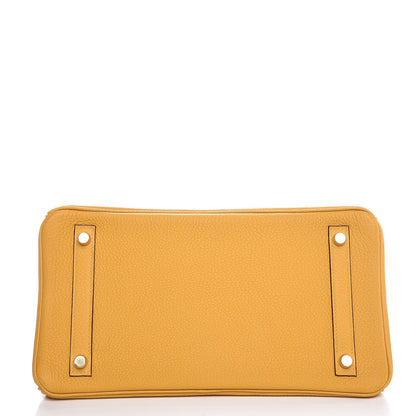 Hermes Togo Birkin 30 Jaune Ambre 6 of 37