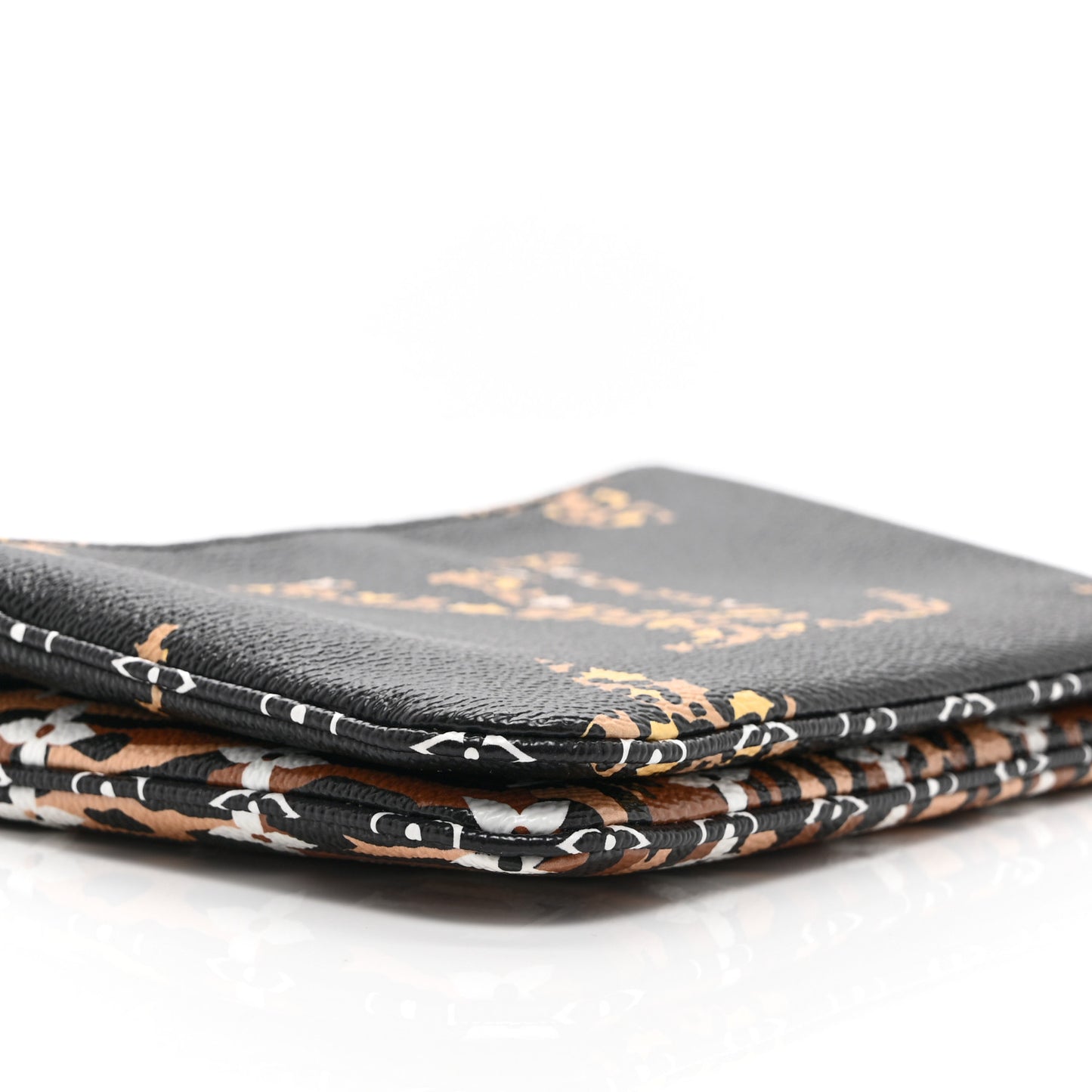 Monogram Giant Jungle Pochette Double Zip Black