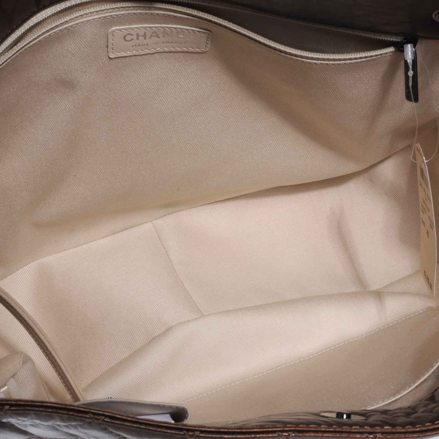 Aged Calfskin Reissue 2.55 Tote Bronze
