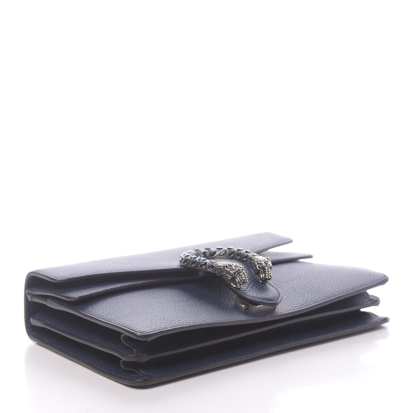 Dollar Calfskin Crystal Small Dionysus Shoulder Bag Blue Agata Montana Sapphire
