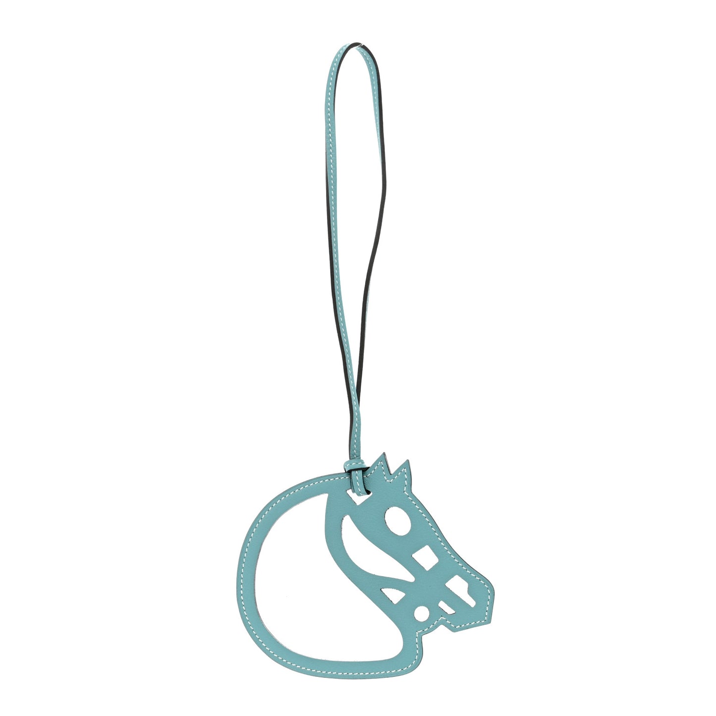Swift Paddock Cheval Horse Bag Charm Bleu Jean