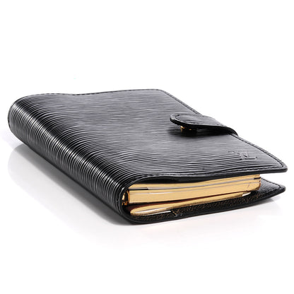 Louis Vuitton Epi Small Ring Agenda Black 4 of 7