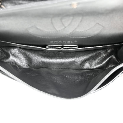 Chanel Metallic Calfskin Quilted Lucky Charms 2.55 Reissue 225 Flap Dark Silver 6 of 12