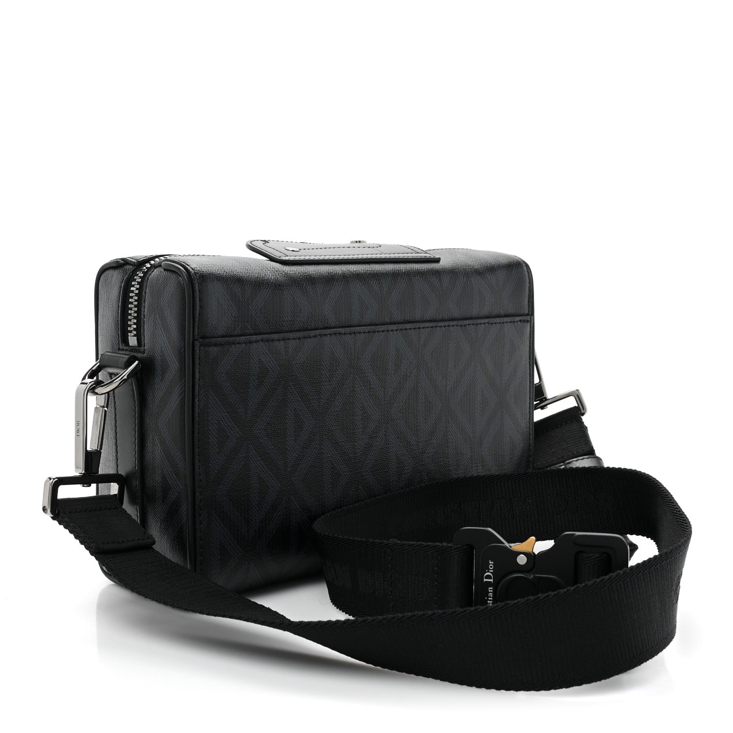 Christian Dior Canvas CD Diamond Lingot 22 Bag Black 3 of 10