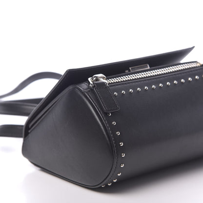 Givenchy Calfskin Studded Mini Pandora Box Crossbody Bag Black 8 of 12