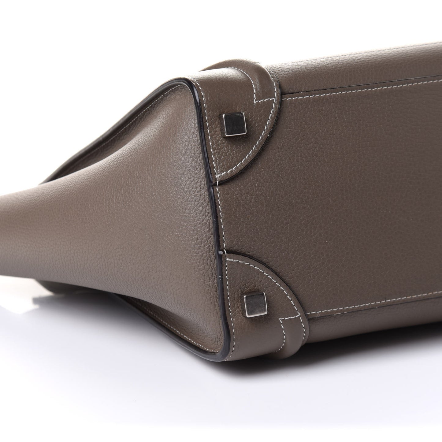 Drummed Calfskin Micro Luggage Souris