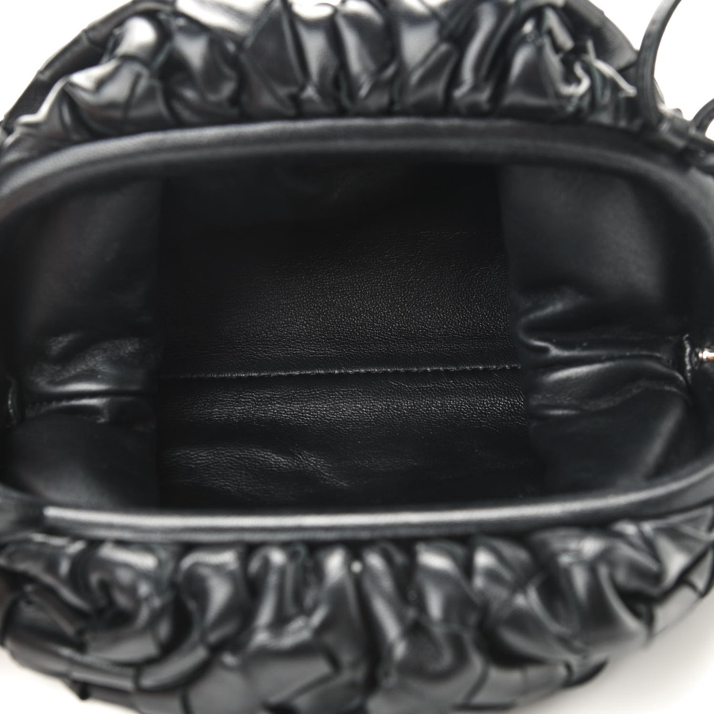 Nappa Intrecciato The Mini Pouch Black