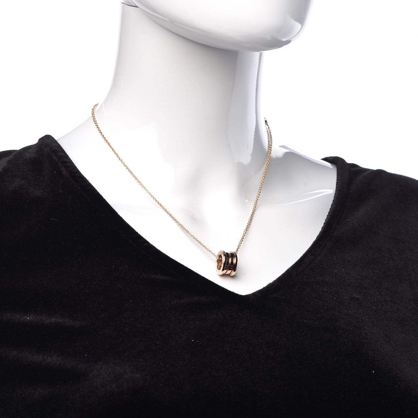 18K Rose Gold B.Zero1 Pendant Necklace