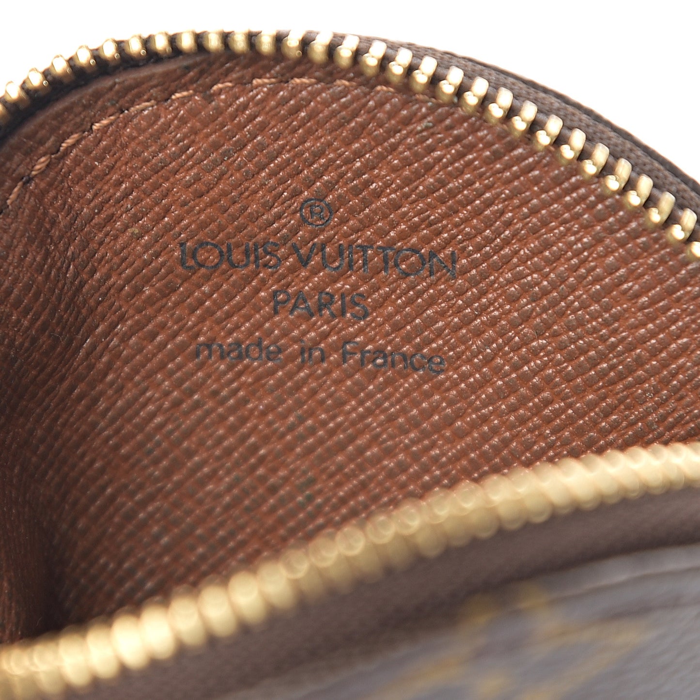Monogram Round Coin Purse